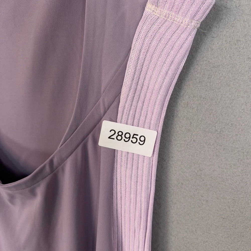 Daily Practice Dress Womens Medium Lavender Colorblock Athleisure Bodycon MIdi - Picture 10 of 10